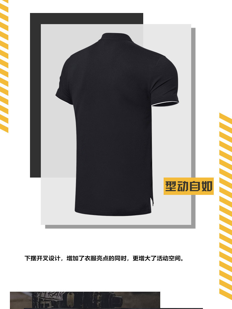 Li Ning áo sơ mi nam tay ngắn 2018 mới của Wade series trang phục thể thao Slim nam thể thao mùa hè polo nam
