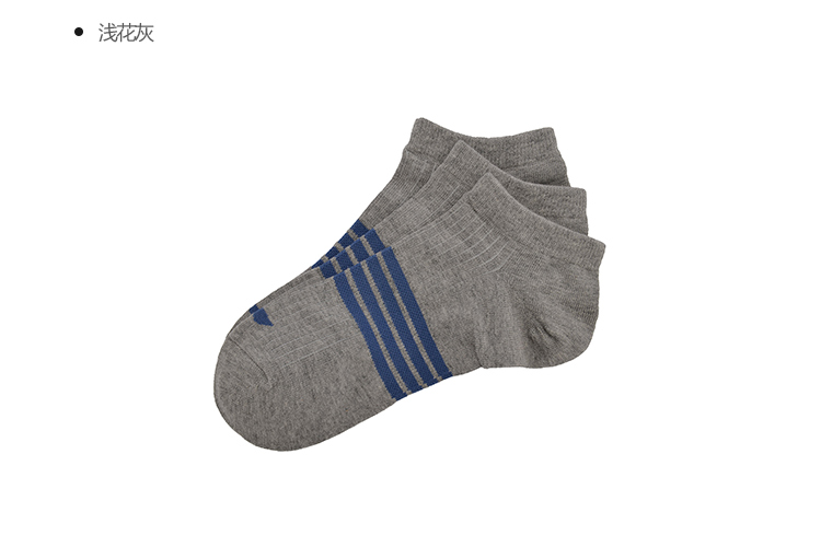 Li Ning vớ nam thể thao ánh sáng đô thị loạt ống ngắn ba đôi vớ thể thao mùa thu 24-26cm vớ adidas