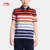 Li Ning áo sơ mi ngắn tay nam thể thao cuộc sống mới ve áo thể thao mùa hè ngắn APLM295 - Áo polo thể thao