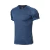 Li Ning áo thun ngắn tay nam mới chạy loạt mùa hè quần áo thể thao nhanh khô cổ - Áo phông thể thao Áo phông thể thao