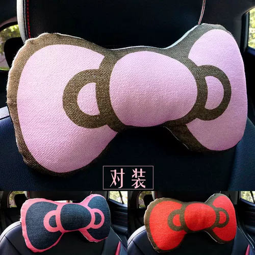 Мультяшная универсальная подушка для шеи для влюбленных на четыре сезона с бантиком