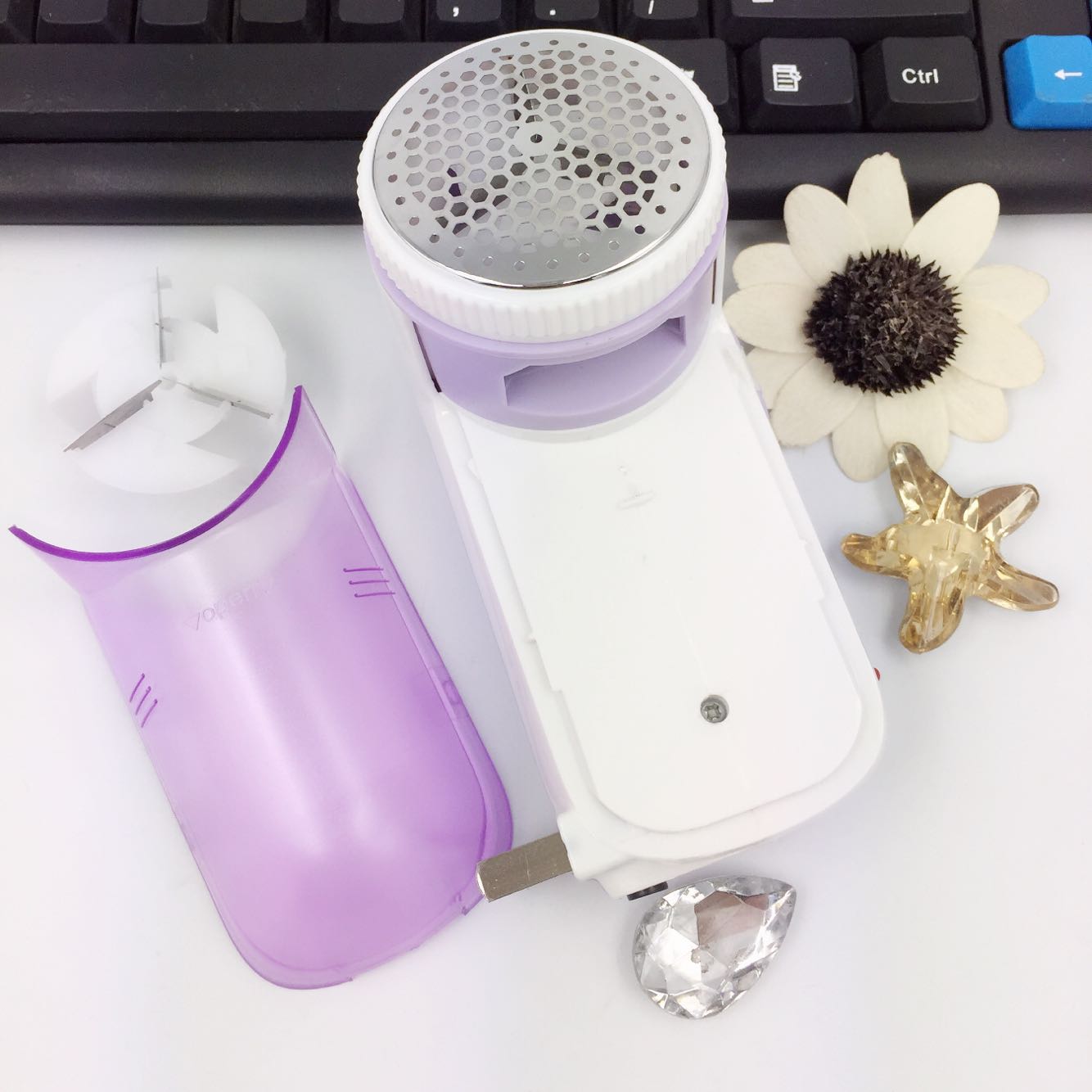 Gửi đầu dao Hộ gia đình năng lượng cao điện sạc tóc bóng xén áo len sạc thẳng để bóng đến tóc - Link Remover 	cách sử dụng máy cắt lông xù quần áo	