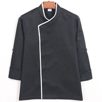 Черный топ с длинными рукавами