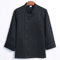 Черный топ с длинными рукавами