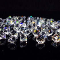 4 5mm transparent sharp bottom acrylic diamond ornaments small accessories drop glue quicksand diy plastic drill 1000 PCs