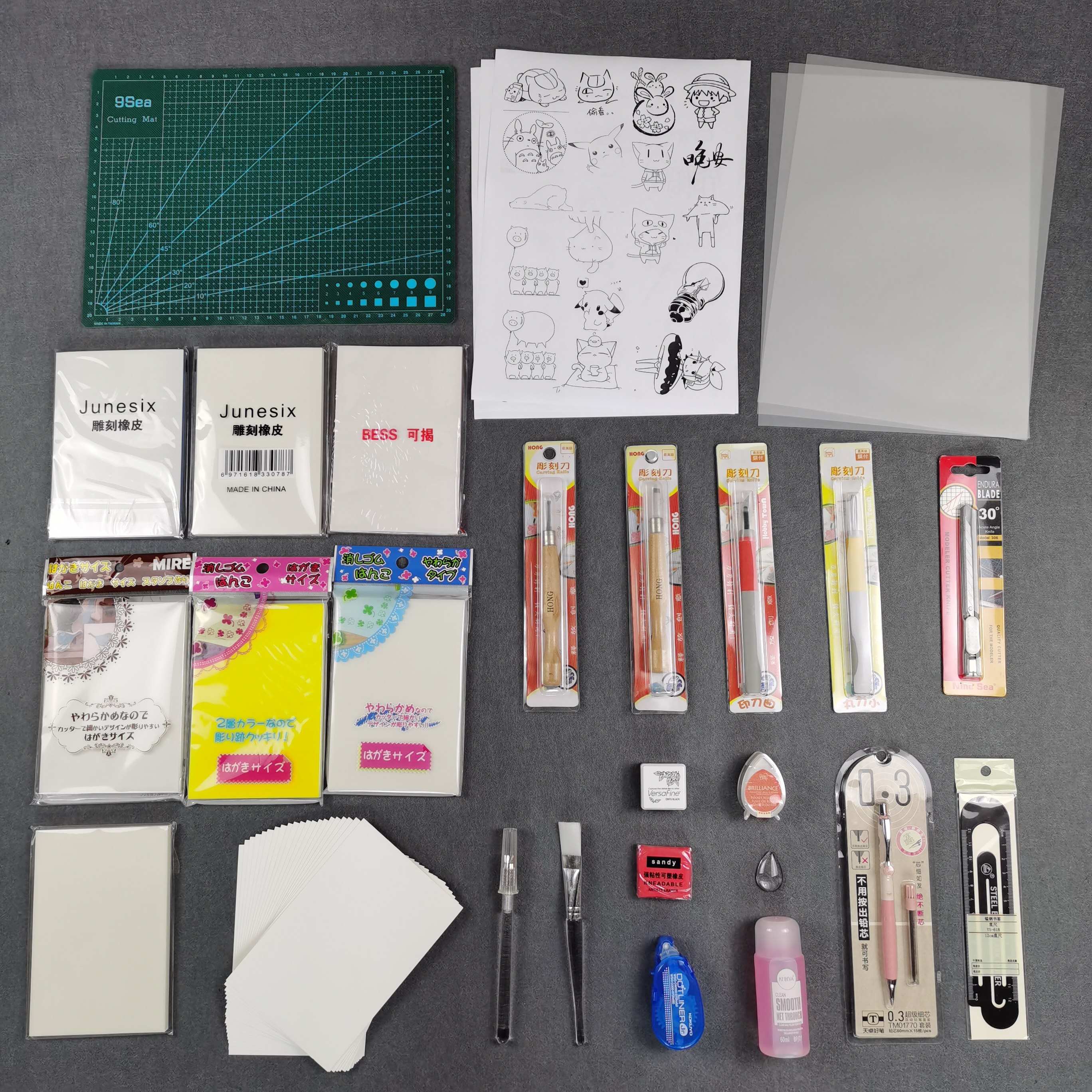 Cost-effective luxury rubber stamp novice bag second uncle recommends practical beginner diy full set of kits