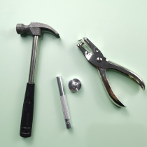 Air eye punching air eyesnail hammer chicken eye nail diy tool chicken eye buckle bookmark tassel hole