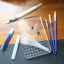 Dye card kit Material bag acrylic plate spray bottle of water pen colour ink diy new handbag
