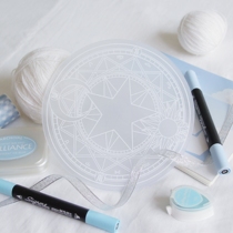 Magic Array Base Plate Cutting Board Hand Ledger Adhesive Tape Rubber Badge Transparent High Face Value