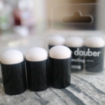 Right right right small cute rubber badge color smear tool finger cover three sets