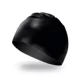 Светло-серый черно-силиконовый плавание шляпа Trumpet