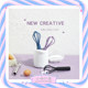 Mini manual egg beater compact miniature model