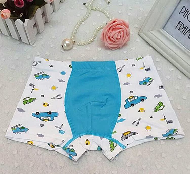 儿童内裤男童裤头3-5岁4-6纯棉莫代尔男宝宝底