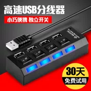 NSN USB2.0 splitter laptop USB3.0 trì hoãn Bốn trung tâm mở rộng cảng trung chuyển đa giao diện - USB Aaccessories