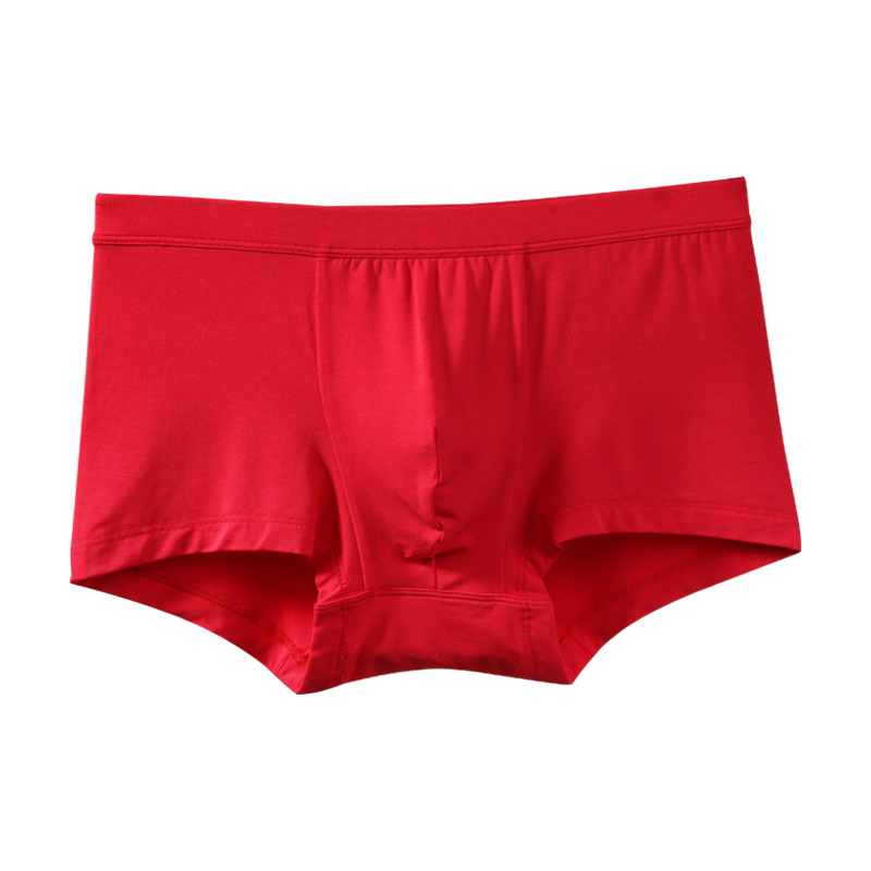 STW Mens Mordale Panties Mens phẳng quần Big Kích Youth thấp eo Breathable Sexy Bốn quần Corner Tide.