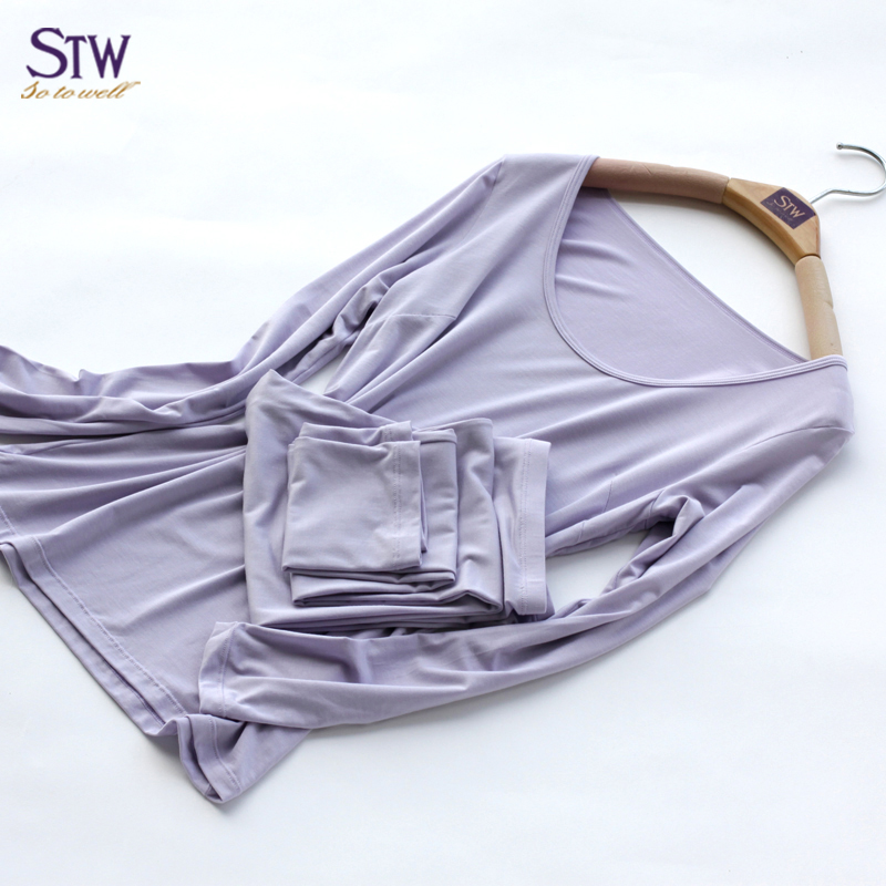 STW Woman Warm Liner Kit Model Put Low-collar Autumn Trouser Winter Cotton Sweater