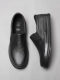 Spring and Autumn men's thick-soled British casual leather shoes men's lazy slip-on loafers trendy men's business work shoes
