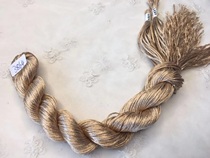 Cross-stitch 6-strand bright silk thread national standard thread number 3864 light khaki embroidery thread cross-stitch matching thread silk light