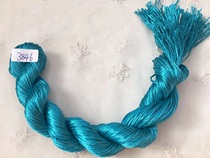 Embroidery bright silk thread hand-made ball-wrapped floral silk thread cross-stitch silk light matching thread sky blue 3846