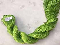 Cross-stitch 6-strand bright silk thread number 906 grass green embroidery bright thread cross-stitch silk light wiring repair thread