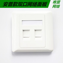 Anpu double-Port panel double-Port Panel Network Module Panel information panel thickened panel