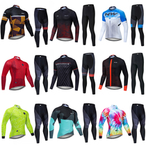 2020NW autumn and winter new cycling clothing long-sleeved fleece suit men and women bicycle outdoor sports breathable custom clothing