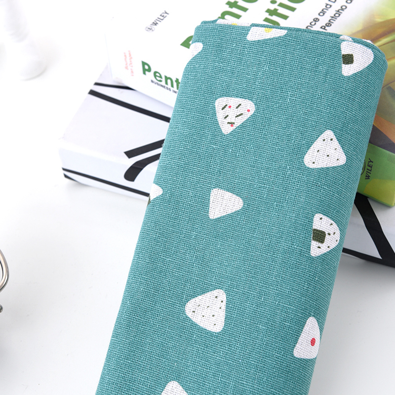 Day-style cotton linen fabric zero-cloth head plaid fabric linen curtains sofas fabric tablecs background Bins little fresh