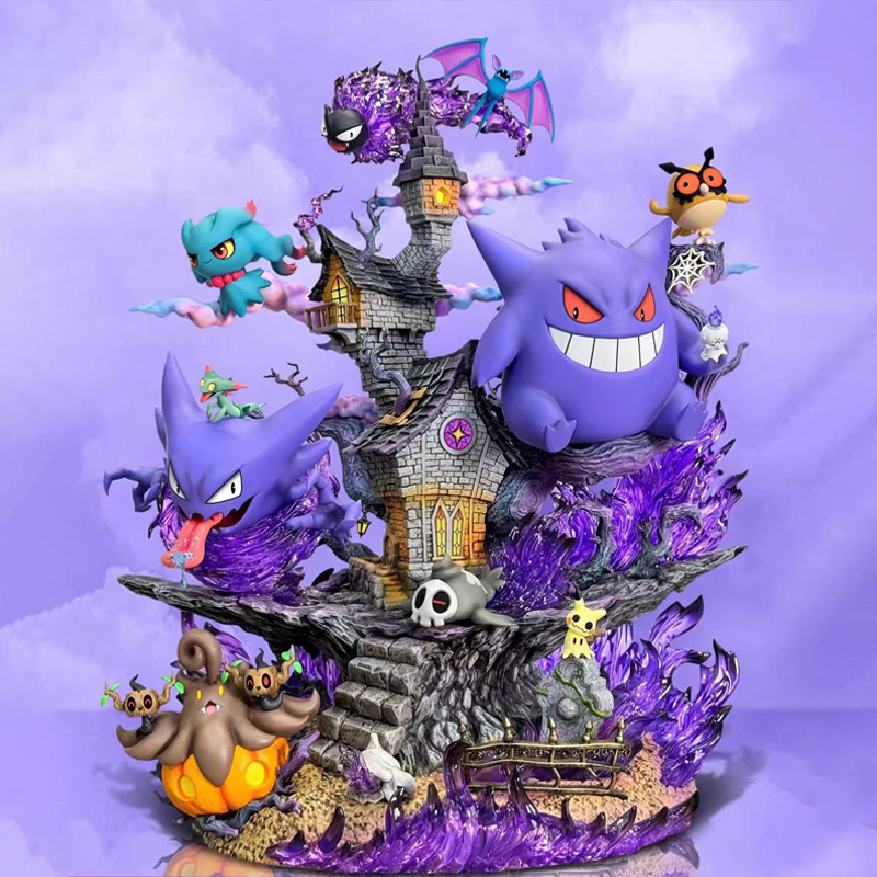 Egg Workshop Ghost Series Gengar Pet Baby Anime Peripheral Extra Large Gk Figure Model Ornament Gift