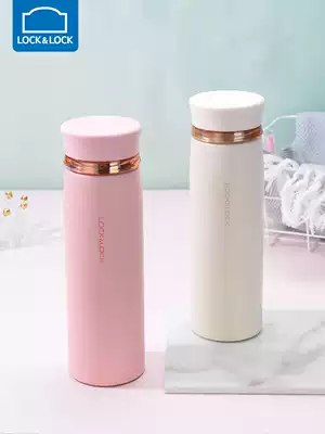 Le buckle flagship store thermos cup female large capacity simple student portable stainless steel Men's Cup Women's Cup