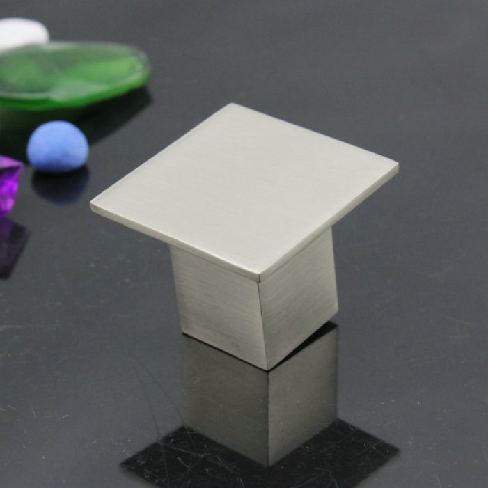 German Hongying square furniture pull handle modern minimalist handle drawer whole cupboard wardrobe door single-hole Chinese handle