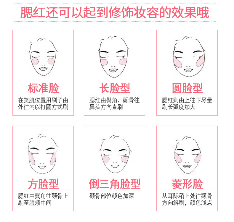 Authentic phấn má hồng nhẹ hai trong một trang điểm nude tự nhiên dưỡng ẩm làm sáng da khả năng sửa chữa rouge dễ dàng để gửi cọ má hồng phấn má hồng the face shop