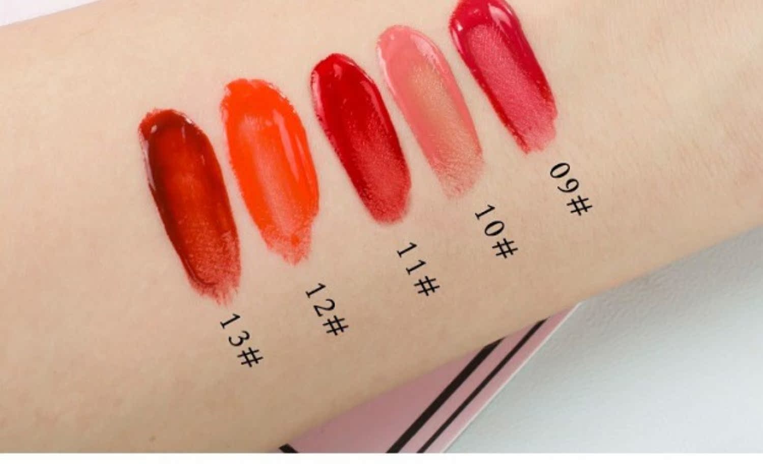 TALES GOGO sao sợi Lip Gloss son bóng không dính men ly cam bí ngô bẩn màu be son bóng mực - Son bóng / Liquid Rouge 	son bóng romand màu 04