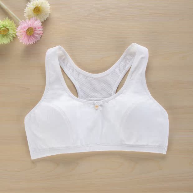 Mùa hè thanh niên đồ lót nữ phát triển học sinh trung học cơ sở học sinh mỏng vest phong cách học sinh trung học cotton cô gái áo ngực quan lot nu