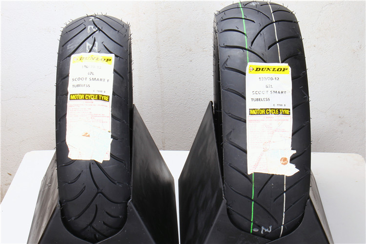 Lốp xe máy Dunlop 110/120/130/140/70/12 / 100-90-10 90-90-12 - Lốp xe máy lốp không săm xe máy