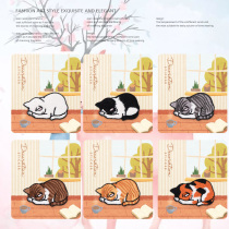 Cute snooze cat embroidery ironing stickers childrens clothing diy repair hole fashion decoration small adhesive subsidy