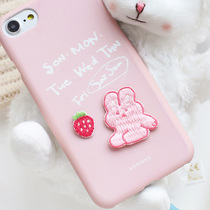 Cute Series Embroidered hand ledger This ipad mobile phone diy self-adhesive cloth sweet and donut satchel bag shoes decoration paste