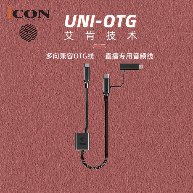 Aiken Icon Apple Android Uni Otg Connection Cable Dedicated Type-C Sound Card Cable Otg Mobile Phone Connection Cable