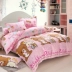 Cartoon bông chăn mảnh duy nhất của trẻ em mẫu giáo bông chăn tùy chỉnh 1.2m1.5x2 dễ dàng chịu gấu lười biếng - Quilt Covers chăn ra gối Quilt Covers