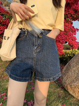 Xin help straight wide leg pants new casual thin hot girl retro thin waist jeans summer Women