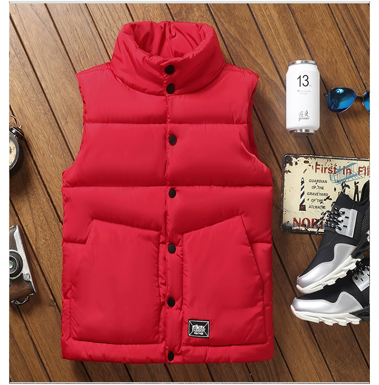 Áo vest nam mùa thu đông đôi nam mẫu vest phiên bản Hàn Quốc của chàng thanh niên thủy triều Slim vest vai anh chàng áo khoác vest khoác nam