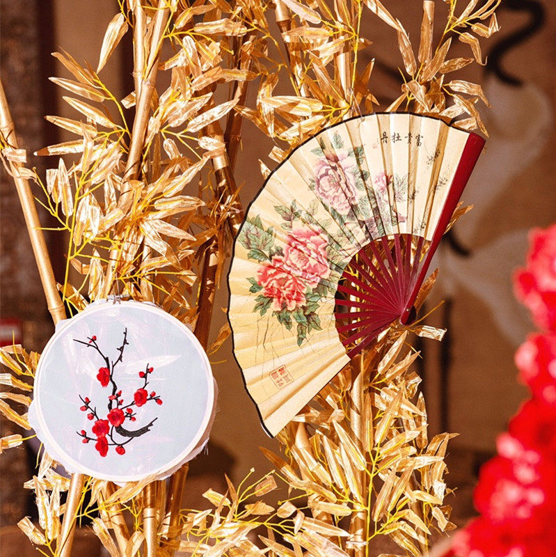 Wedding Chinese Prop Simulation Golden Bamboo Wedding Celebration Gold Interior Decoration Bamboo Decorative Fake Bamboo Emulation Plant