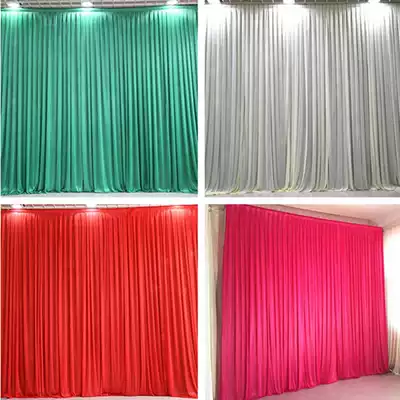 Wedding props Background gauze veil Wedding gauze veil bottoming cloth veil Background Gauze veil Decoration Stage curtain background cone veil