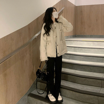 High-end small fragrance short jacket 2022 hot style early spring new top design sense niche Korean trendy ins