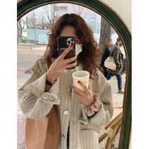 Small fragrant wind jacket female design sense niche 2022 early spring and autumn new style French temperament high-end all-match top