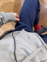 KC C Series - Slim casual trousers with super comfortable elastic waist in medium and high tech textured cotton