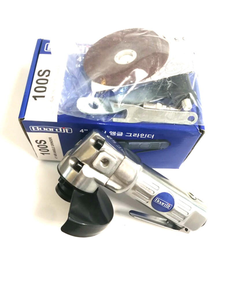 Taiwan Wanli brand pneumatic pneumatic angle grinder Pneumatic polishing machine 100mm4 inch 125mm5 inch