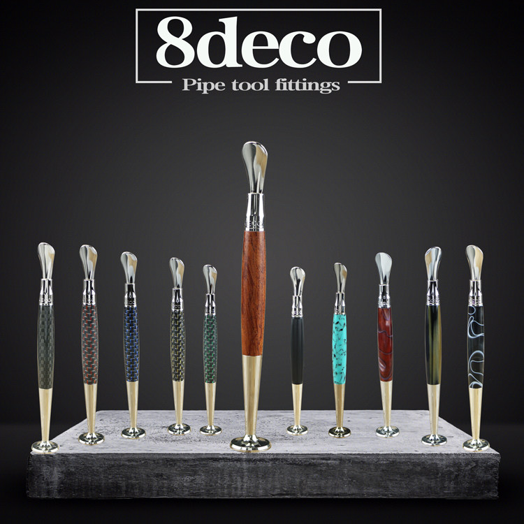 LC Smoke Appliance 8deco Pipe Pressure Stick Tool Accessories 3-in-1 Smoke Knife Carbuilder Through Needle Legendary Series