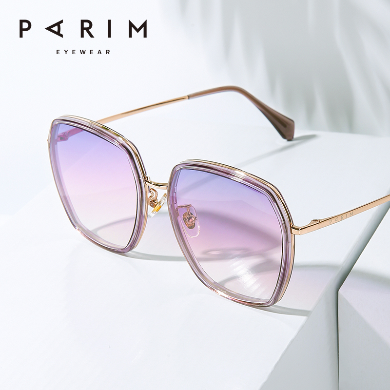 Sunglasses can be equipped with nearsight 2023 new tide glasses Han circular face large frame appearing small sunglasses female UV protection