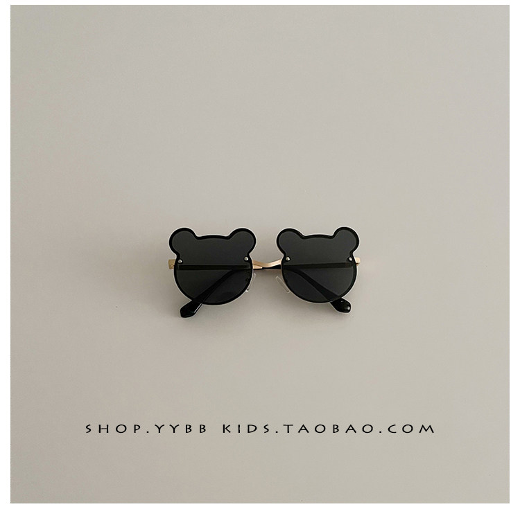 Солнцезащитные очки 儿童太阳镜女童墨镜宝宝眼镜春夏季男童遮阳镜防紫外线可爱小熊款 OTHER