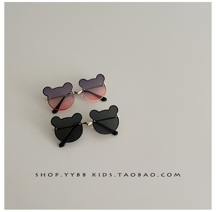 Солнцезащитные очки 儿童太阳镜女童墨镜宝宝眼镜春夏季男童遮阳镜防紫外线可爱小熊款 OTHER